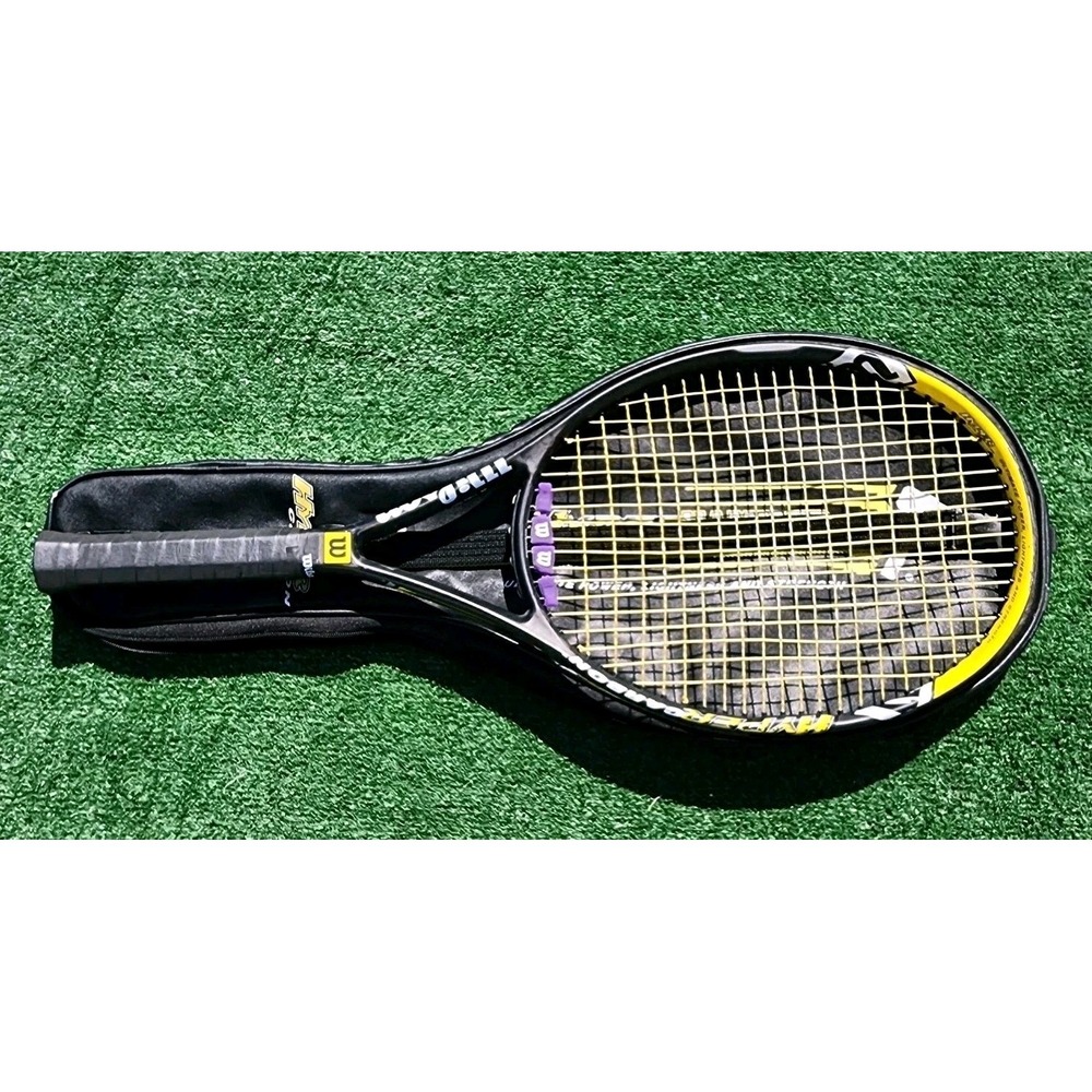 Wilson Hyper Hammer 6.3 Carbon Tennis Racquet With Cover 5/8" Grip